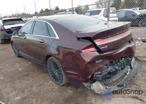 2017 Lincoln Mkz Reserve из США, поврежденный, VIN 3LN6L5ECXHR653640